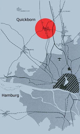 Lageplan der Region